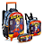 Kit Mochila Rodinha Ninja Geek Lancheira Estojo Menino - Imagem 1