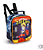Kit Mochila Rodinha Ninja Geek Lancheira Estojo Menino - Imagem 2