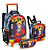 Kit Mochila Rodinha Ninja Geek Lancheira Estojo Menino Cor Azul Desenho Do Tecido Geek University - Imagem 1