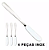 Kit De Espátulas Aço Inox 4 Peças Ideal Patê Manteiga Molho - Imagem 2
