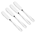 Kit De Espátulas Aço Inox 4 Peças Ideal Patê Manteiga Molho - Imagem 1