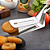 Pegador Pinça De Inox Multiuso Para Pizza Lasanha Torta Carnes - Imagem 2