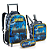 Kit Mochila Rodinha Man Super Bat Lancheira + Estojo Menino - Imagem 1