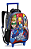 Kit Mochila Rodinha Mega Heroes Lancheira Estojo Menino - Imagem 2