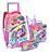 Kit Mochila Rodinha Lancheira Estojo Sweet Pony Unicórnio - Imagem 1