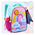 Mochila Escolar Rainbow Arco Iris Lancheira Estojo Garrafa - Imagem 5
