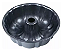 Forma De Pudim E Bolo Antiaderente Metal Assadeira 24 Cm Cor Chumbo - Imagem 1
