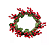 Guirlanda Verde De Natal Artificial Decorada Para Porta 30cm - Imagem 1