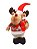 Rena Papai Noel De Pelúcia 50cm Enfeite Boneco Luxo Com Guizo - Imagem 2