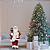 Papai Noel 30cm Enfeite Boneco Luxo Lista De Presente Urso Saco - Imagem 4
