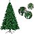 Árvore Natal Pinheiro Verde 2,10m 1200 Galhos Modelo Luxo Norueguês ARV210X - Imagem 2