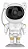 Projetor Astronauta Luminária Luz Galáxia Nebulosa Estrelas Eps-111 110v/220v - Imagem 5