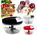 Triturador de Alimentos Manual Capacidade 500 ML 3 Lâminas Aço Inox - Imagem 2