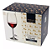 Jogo de Taças de Cristal Colibri 6 peças  580ml  Bohemia - Imagem 4