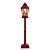 Poste Decorativo Musical Luz De Led Natal Movimento 160x33cm - Imagem 8