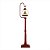 Poste Luminária Led Musical Globo Papai Noel Giratório Com Sensor - Imagem 9