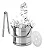 Balde De Gelo Com Pegador Inox Para Bebidas Whisky Drinks - Imagem 6