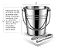 Balde De Gelo Alça Aço Inox Com Pegador Kehome Luxo 2,5 L - Imagem 3