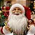 Papai Noel Com Saco Ursinho Paetê Guizo Modelo Luxo 60cm - Imagem 6