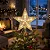 Estrela Ponteira 10 Led 14,5cm Enfeite Árvore Natal Bivolt Branco Quente - Imagem 3