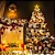 Estrela Ponteira Aramada 30 Leds Bivolt Warm Dourado Metal - Imagem 2