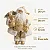 Papai Noel Boneco Luxo 30cm Com Saco Guizo Paetê Dourado - Imagem 7