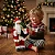 Papai Noel Com Saco Boneco De Natal Luxo 30 Cm Enfeite - Imagem 2