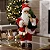 Papai Noel Com Saco Boneco De Natal Luxo 30 Cm Enfeite - Imagem 3