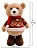 Urso De Pelúcia Natalino 40cm Enfeite Boneco Natal Cachecol - Imagem 6