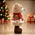 Urso De Pelúcia Natalino 40cm Enfeite Boneco Natal Cachecol - Imagem 3