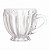 Conjunto 6 Xícaras Cappuccino Expresso Café Chá Vidro 200ml - Imagem 4