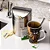 Mini Lixeira Pia Multiuso Em aço Inox Tampa Basculante Cozinha 1,5 Litros - Imagem 7