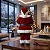Papai Noel 30cm Enfeite Boneco Luxo Lista De Presente Urso - Imagem 4