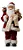Papai Noel 30cm Enfeite Boneco Luxo Lista De Presente Urso - Imagem 1