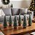 Kit Com 6 Mini Árvores De Natal Enfeite De Mesa 15 Cm - Imagem 2