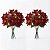 Kit 2 Buquês Flor De Natal Vermelho Bico De Papagaio 30 Cm - Imagem 1