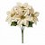 Kit Com 6 Buquê Bico De Papagaio 5 Flores Cor Dourado Natal - Imagem 4