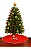 Saia Para Árvore De Natal Papai Noel Vermelha 90 Cm - Imagem 4