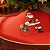 Saia Para Árvore De Natal Papai Noel Vermelha 90 Cm - Imagem 6
