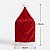 Kit 4 Capas Vermelha Para Cadeira Natal Veludo Papai Noel - Imagem 7