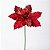 Kit 3 Galhos Flor Glitter Vermelha Natal Decoração Luxo 28cm - Imagem 4