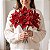 Kit 6 Galhos Flor Artificial Bico De Papagaio Vermelho 30cm - Imagem 3