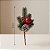 Kit 6 Buquês Flor De Natal Cereja Decoração Vermelho 15 Cm - Imagem 4