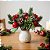 Kit 6 Buquês Flor De Natal Cereja Decoração Vermelho 15 Cm - Imagem 7