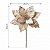 Kit 6 Galho Flor Artificial Bico De Papagaio Cor Champanhe - Imagem 6