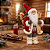 Papai Noel Boneco Enfeite De Natal Esquiador 30 Cm Luxo - Imagem 5