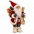 Papai Noel Boneco Enfeite De Natal Esquiador 30 Cm Luxo - Imagem 1