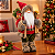 Papai Noel Lenhador Rústico Boneco Enfeite 30cm Luxo Natal - Imagem 2