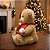 Urso De Pelúcia Luxo 20cm Papai Noel Natal Caixa De Presente - Imagem 6