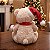 Urso De Pelúcia Luxo 20cm Papai Noel Natal Caixa De Presente - Imagem 4